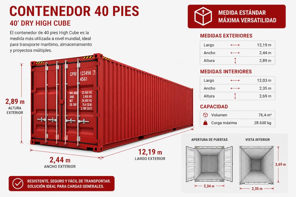 Contenedor de 40 Pies