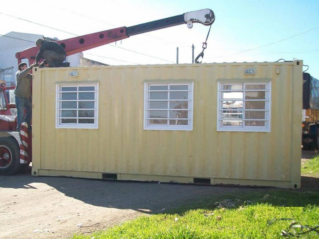 Pilotes y base para container