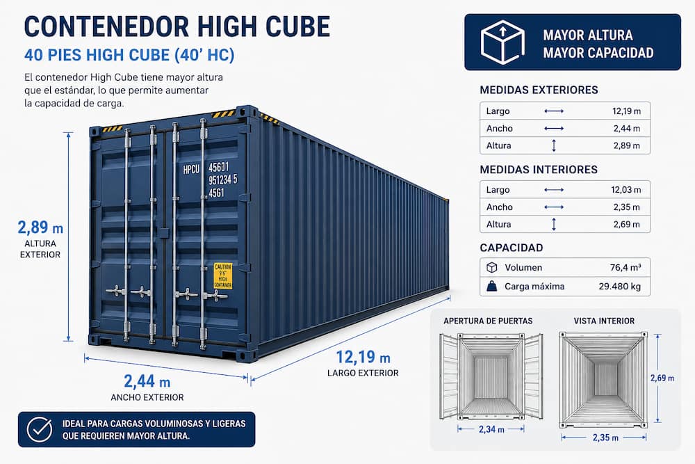 high cube container